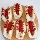 MIni hot dog dedo de Bruxa 
