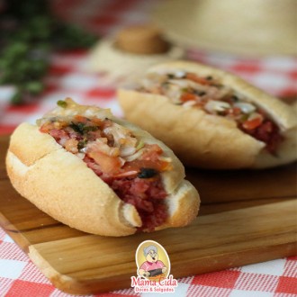 Mini Lanche de Linguiça Toscana