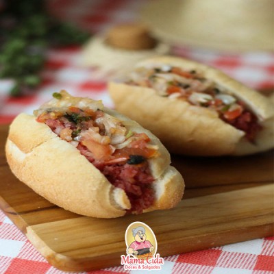 Mini Lanche de Linguiça Toscana