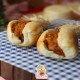 Mini lanche de Carne Louca