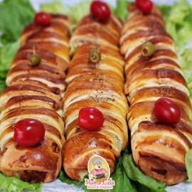 Lanche de metro de forno