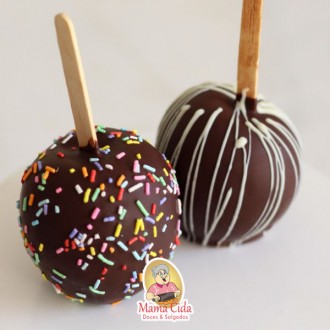 Maça do Amor de Chocolate