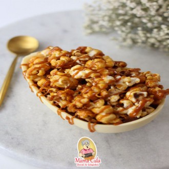 Ovo de Páscoa de colher Pipoca Caramelizada 200 gramas.