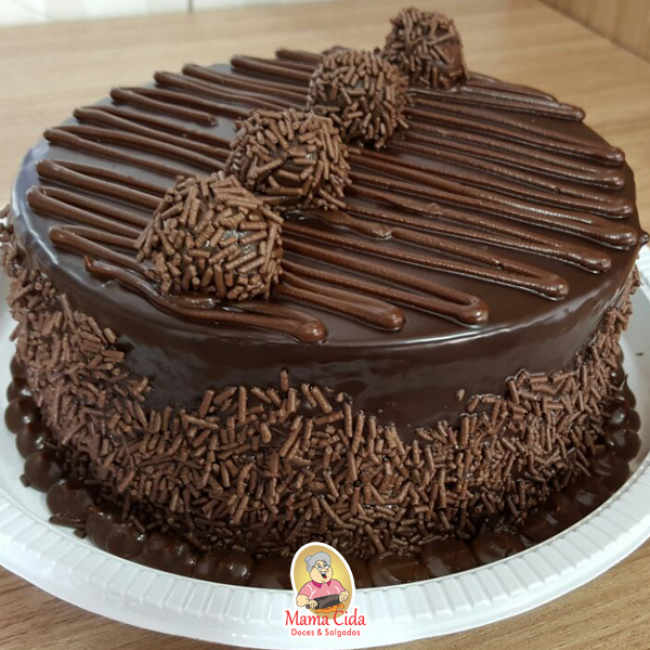 Como fazer Bolo de Aniversário de última hora! Bolo Brigadeiro