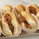 Mini lanche de Carne Louca